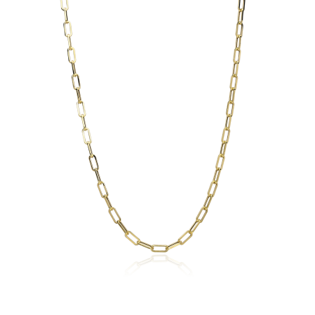 Cadena Oro 18k eslabón alargado 50cm "Sakai"