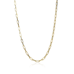 Cadena Oro 18k eslabón alargado 55cm "Sakai"