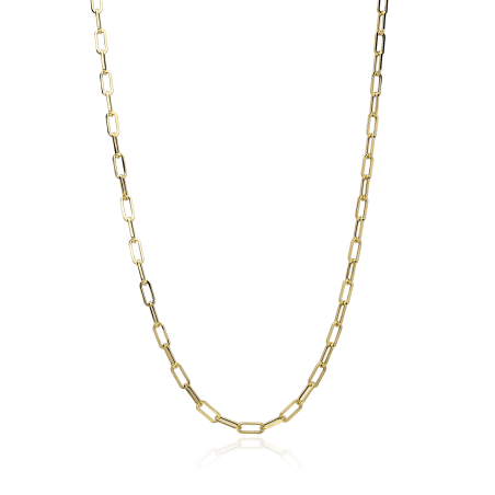 Cadena Oro 18k eslabón alargado 60cm "Sakai"