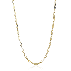 Cadena Oro 18k eslabón alargado 65cm "Sakai"