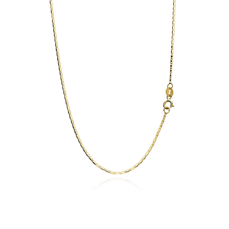Cadena Oro 18k travesino 45cm "Hinata"