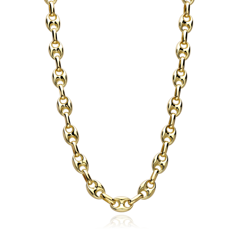 Cadena Oro 18k calabrote 60cm "Ehime"