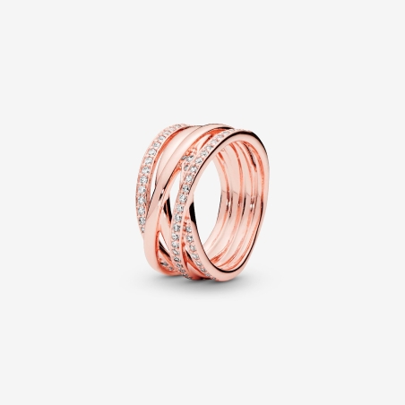 Anillo Pandora Rose Entrelazado 180919CZ