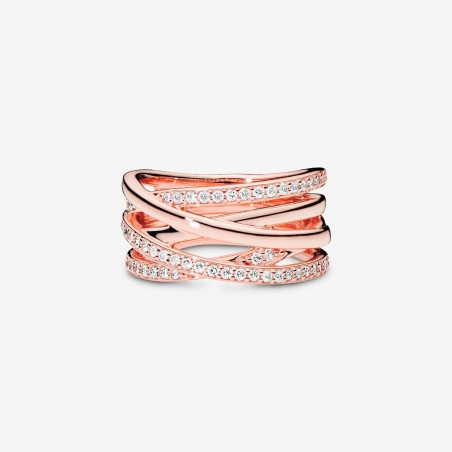Anillo Pandora Rose Entrelazado 180919CZ