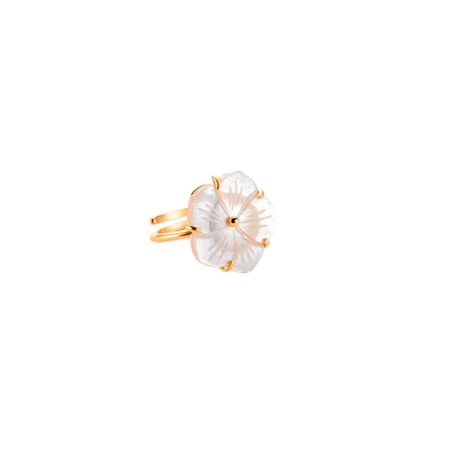 Anillo Agatha Paris Ajustable Tiare Flor 2280114-094-54
