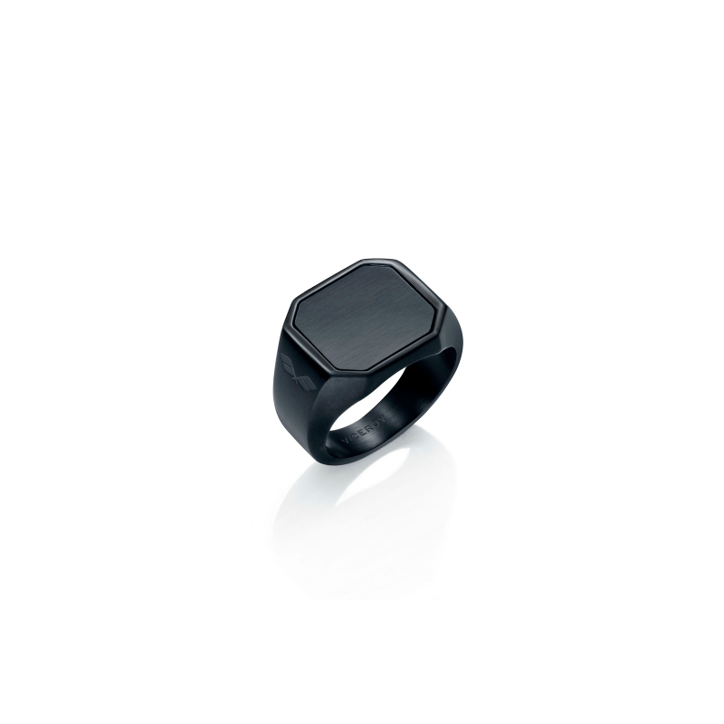 Anillo Viceroy Sello Acero Negro 75005A02610