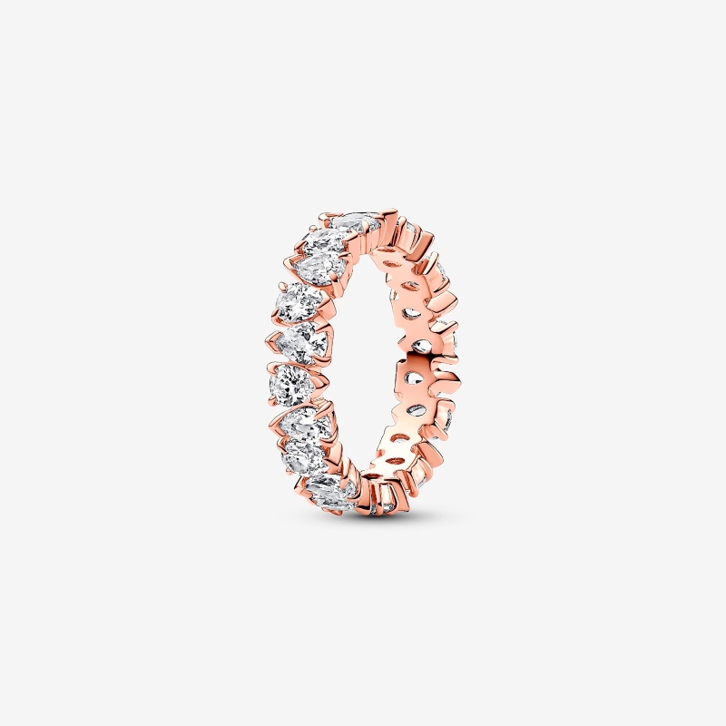 Anillo Pandora Banda Brillante Alterna​ 183021C01