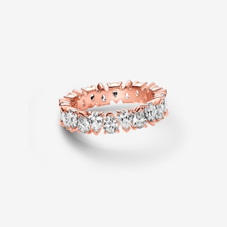 Anillo Pandora Banda Brillante Alterna​ 183021C01