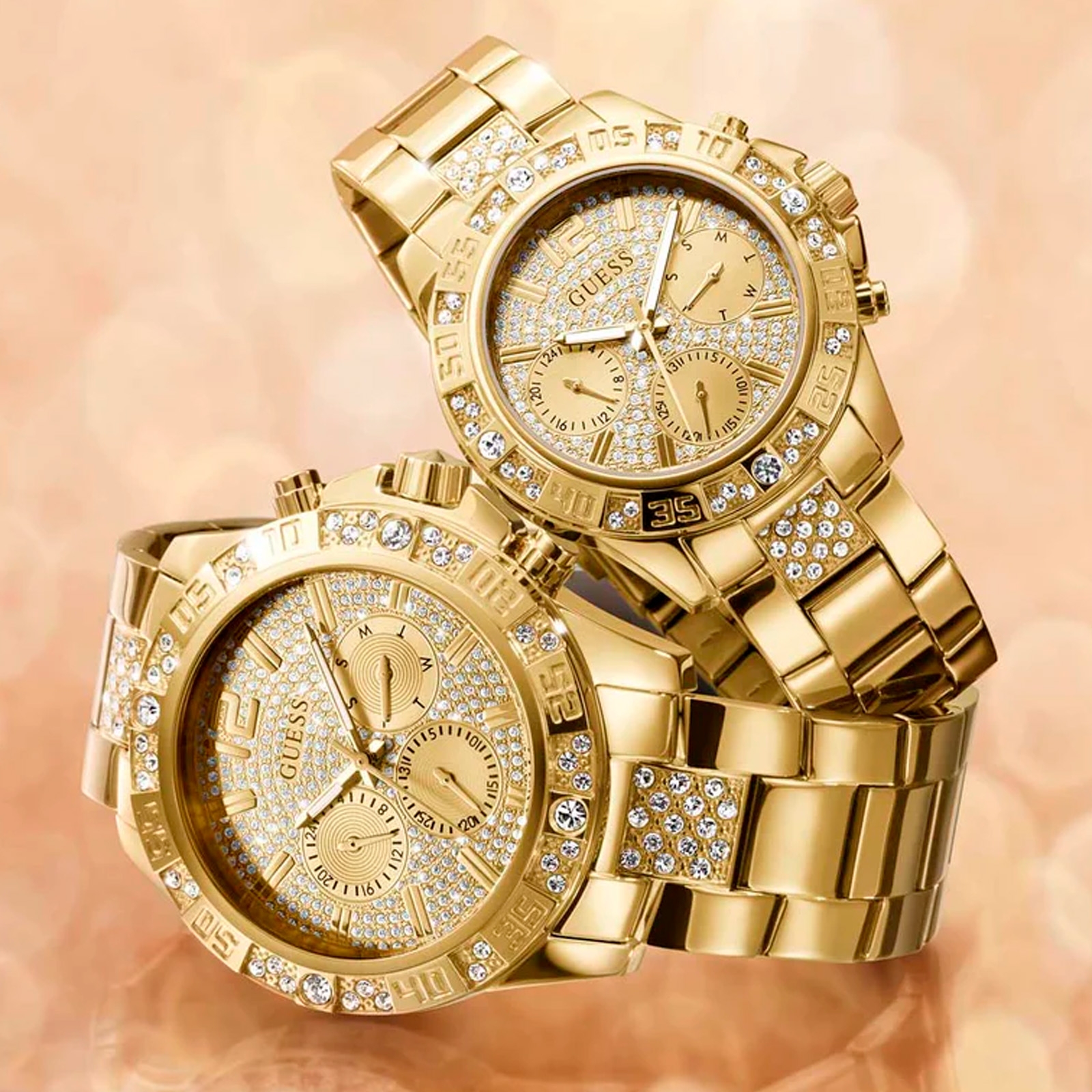 Reloj Guess dorado GW0796G2 Joyerías Sánchez