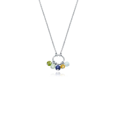 Collar Viceroy Plata Y Piedras De Colores 3023C000-49