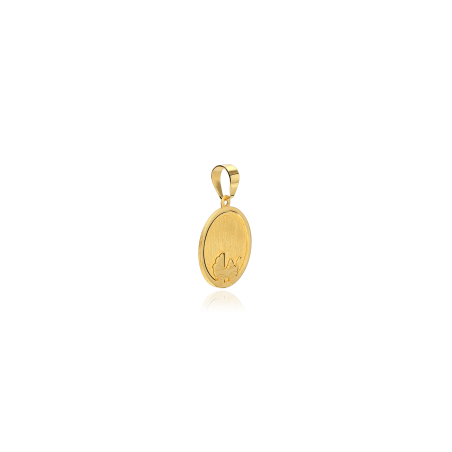 Medalla Oro Carrito y Reloj