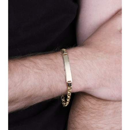 Esclava Oro 18k 20cm "Take"