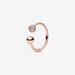 Anillo Pandora Abierto Pavé 188316CZ