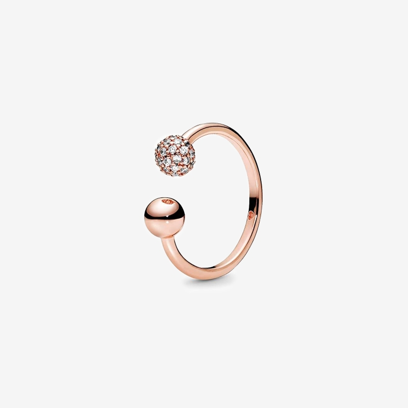 Anillo Pandora Abierto Pavé 188316CZ