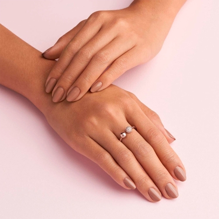 Anillo Pandora Abierto Pavé 188316CZ