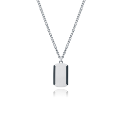 Collar Viceroy Placa Titanio E IP Negro 15153C09000