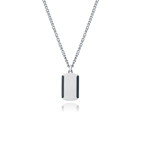 Collar Viceroy Placa Titanio E IP Negro 15153C09000