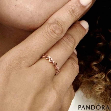 Anillo Pandora Rose Corazones 188696C00