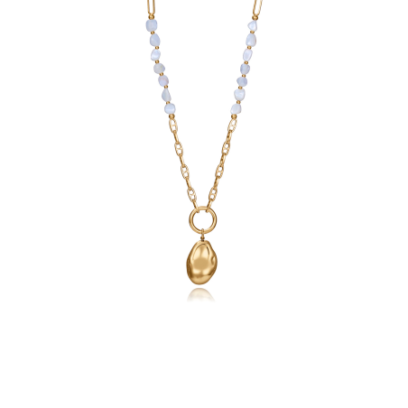 Collar Viceroy Acero IP Dorado Madre Perla Y Gota 14280C01012
