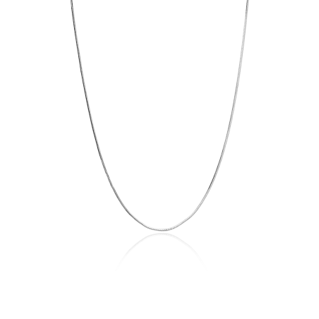 Cadena Oro blanco 18k cola de ratón "Gianna"