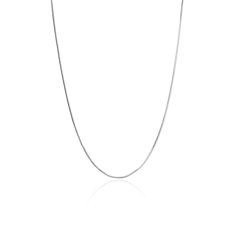 Cadena Oro blanco 18k cola de ratón "Gianna"