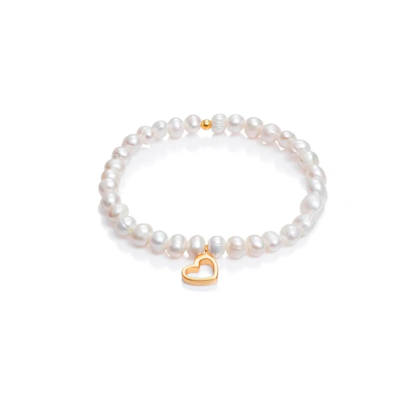 Pulsera Viceroy Plata Y Perlas Elástica 6005P100-60