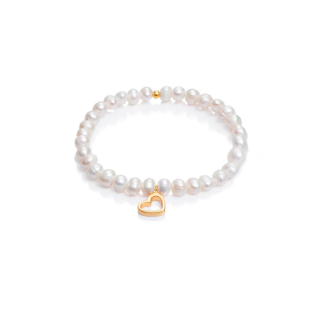 Pulsera Viceroy Plata Y Perlas Elástica 6005P100-60