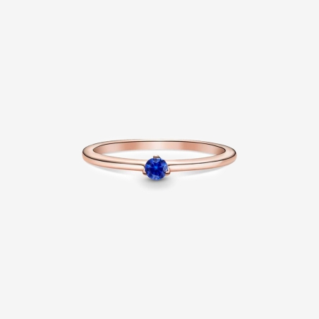 Anillo Pandora Rose Solitario Azul Estelar 189259C04