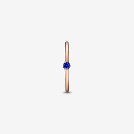 Anillo Pandora Rose Solitario Azul Estelar 189259C04