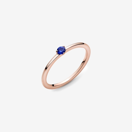 Anillo Pandora Rose Solitario Azul Estelar 189259C04
