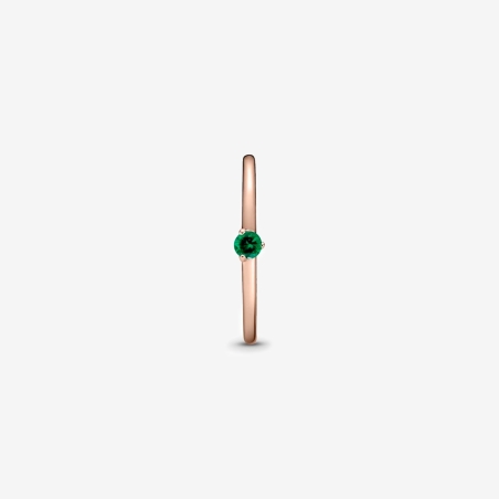 Anillo en Pandora Rose Solitario Verde 189259C05