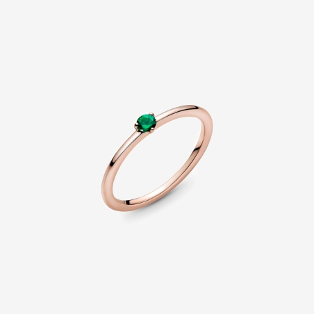 Anillo en Pandora Rose Solitario Verde 189259C05