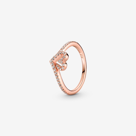 Anillo Pandora Rose Corazón Espumoso Brillante 189302C01