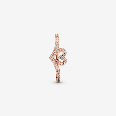 Anillo Pandora Rose Corazón Espumoso Brillante 189302C01
