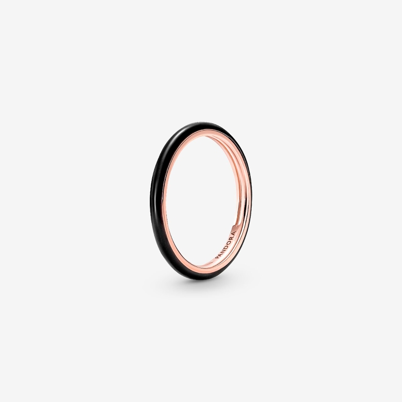 Anillo Pandora ME Esmalte Negro 189655C01