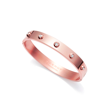 Brazalete Viceroy Air Acero Rosado Y Circonitas 75081P01012