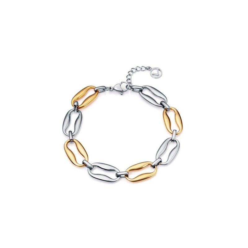 Pulsera Viceroy Acero Bicolor Y Eslabones 75302P01012