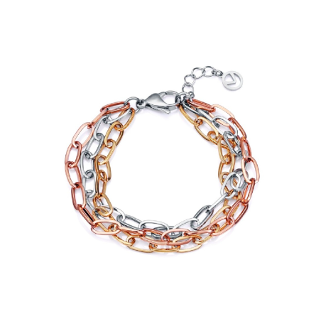 Pulsera Viceroy Acero Eslabones Tricolor 1455P01019