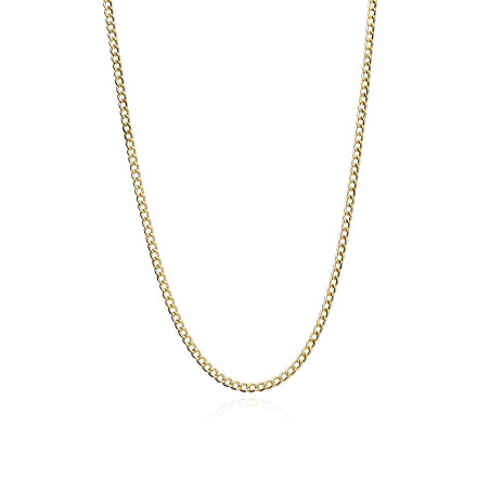 Cadena Oro 18k barbada 50cm "Aomori"