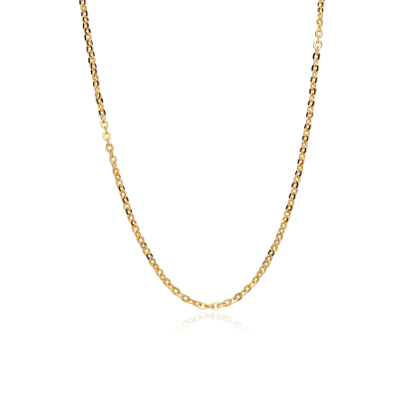 Cadena Oro 18k eslabón forzada 45cm "Ibaraki"