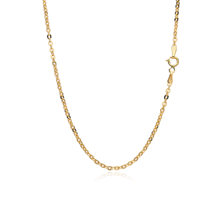 Cadena Oro 18k eslabón forzada 45cm "Ibaraki"
