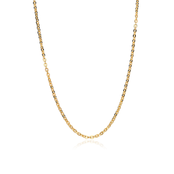 Cadena Oro 18k eslabón forzada 50cm "Ibaraki"