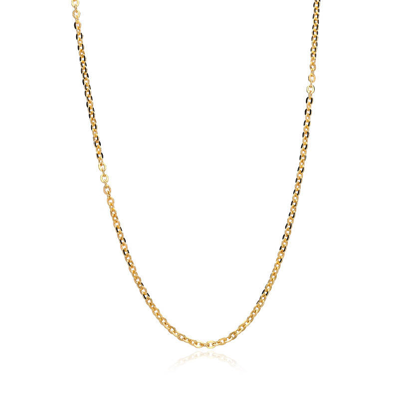 Cadena Oro 18k eslabón forzada 60cm "Ibaraki"