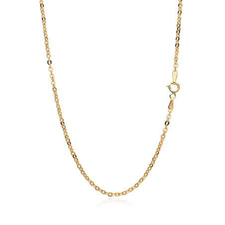 Cadena Oro 18k eslabón forzada 60cm "Ibaraki"