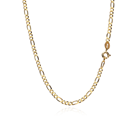 Cadena Oro 18k eslabón 3x1 50cm "Fukui"