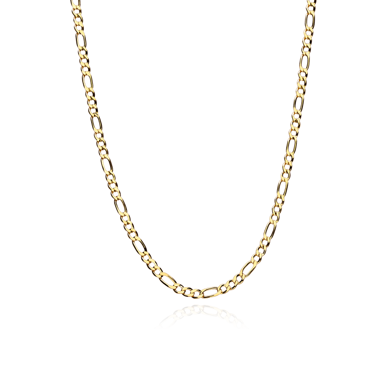 Cadena Oro 18k eslabón 3x1 50cm "Fukui"