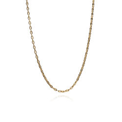 Cadena Oro 18k eslabón travesino 45cm "Minato"