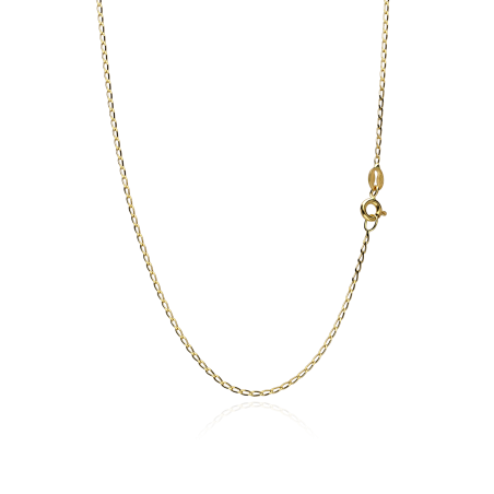 Cadena Oro 18k eslabón barbado 50cm "Kenji"