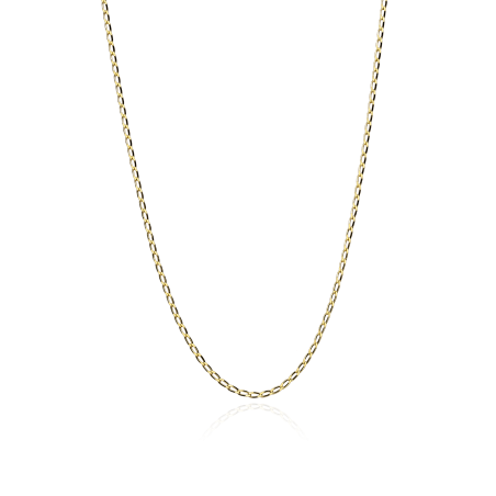 Cadena Oro 18k eslabón barbado 50cm "Kenji"