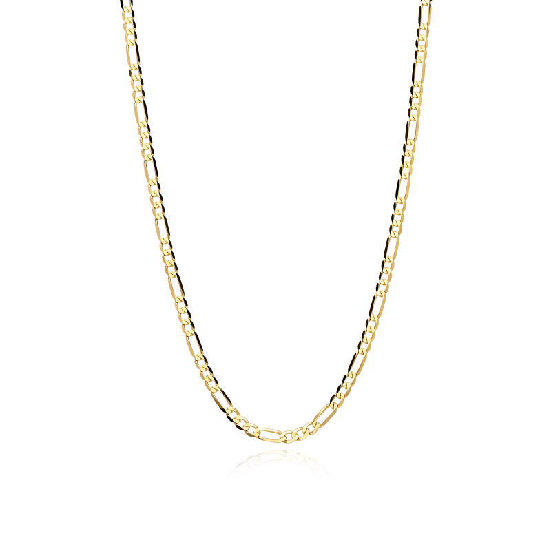 Cadena Oro 18k eslabón 3x1 50cm "Saitama"